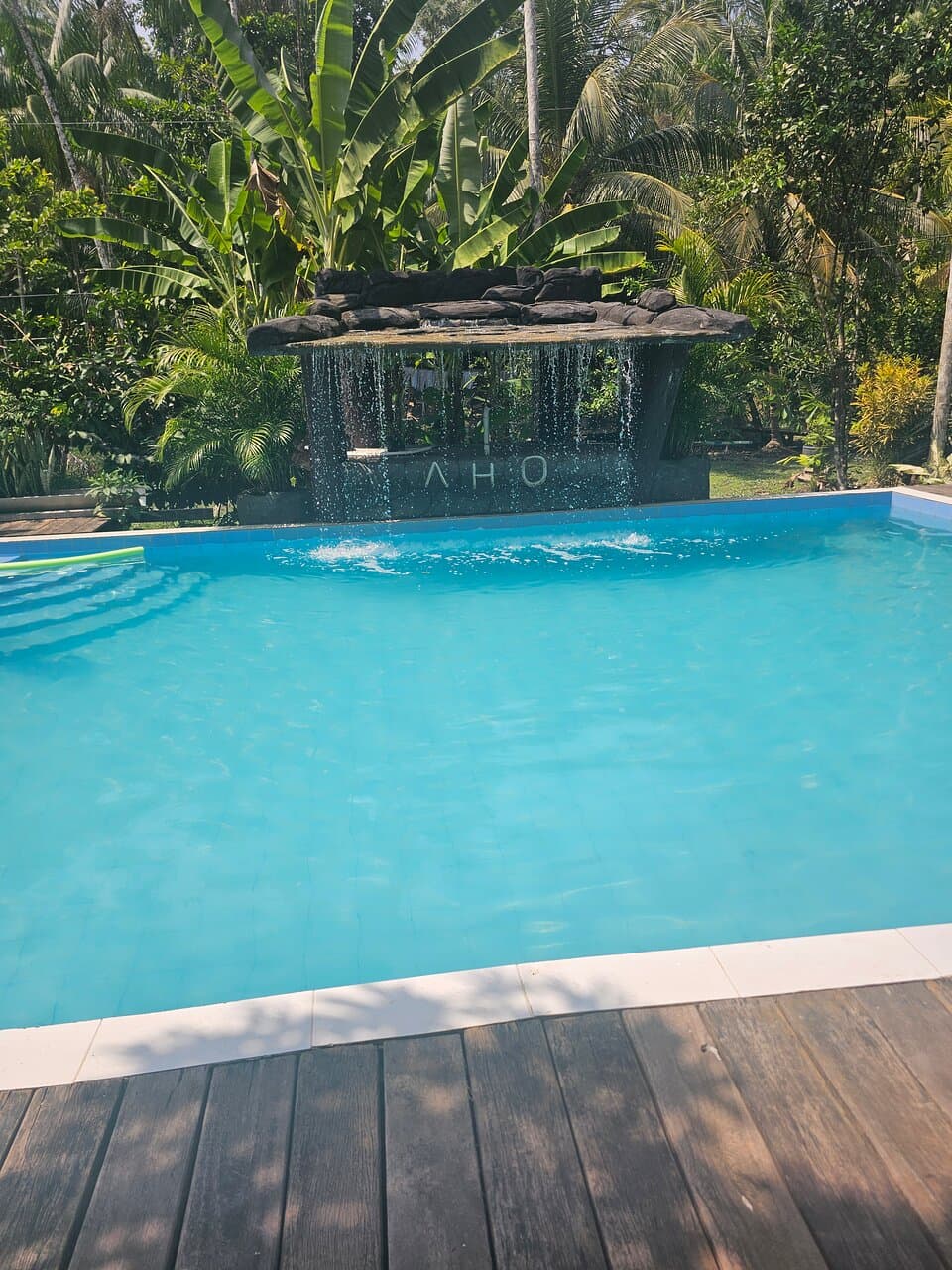 Piscina na ilha