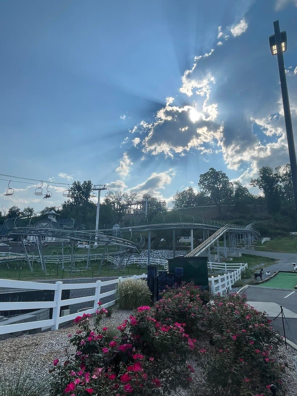 Awesome new mountain coaster that is 1.25 miles long with two lifts!  Smooth ride with great views.