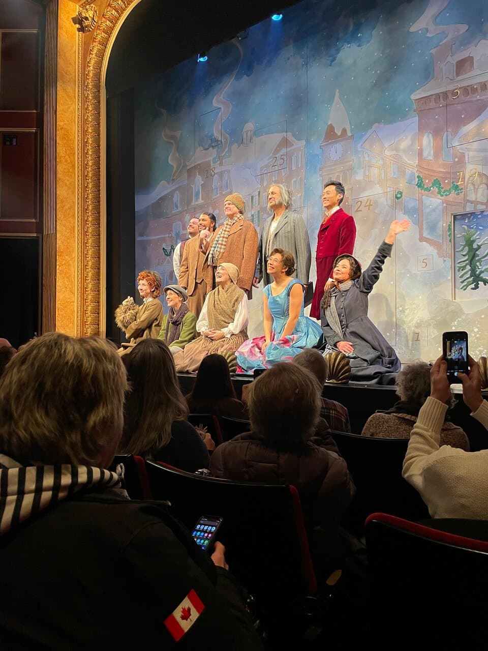 Cast of A Christmas Carol 2023 Royal George Theatre, Niagara On The Lake, Ontario Canada