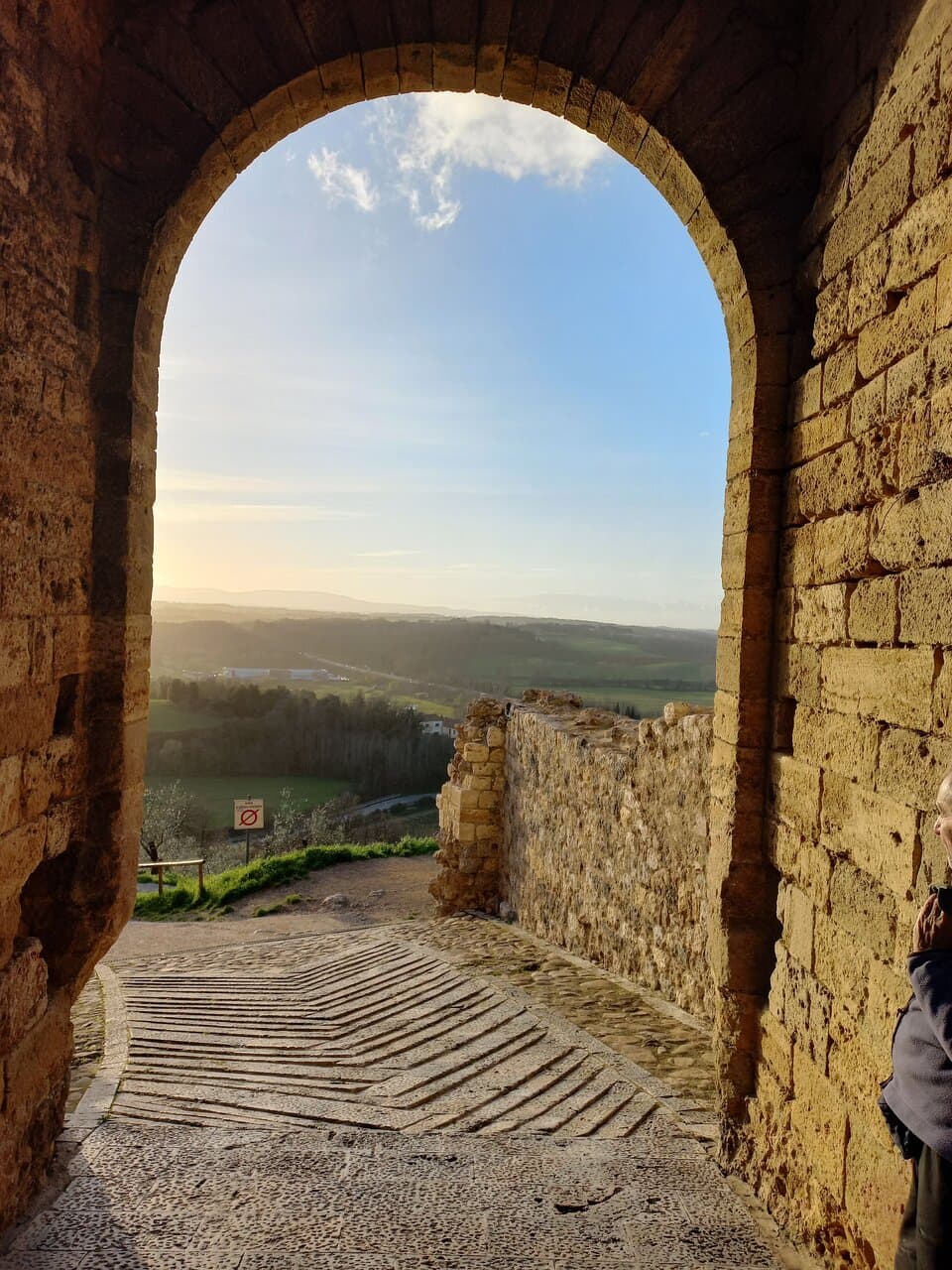 Il panorama da Porta Fiorentina