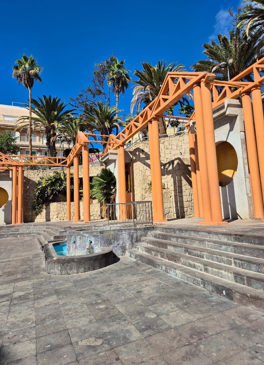 Pedro Garcia Cabrera Monument in Old Town of Los Christianos