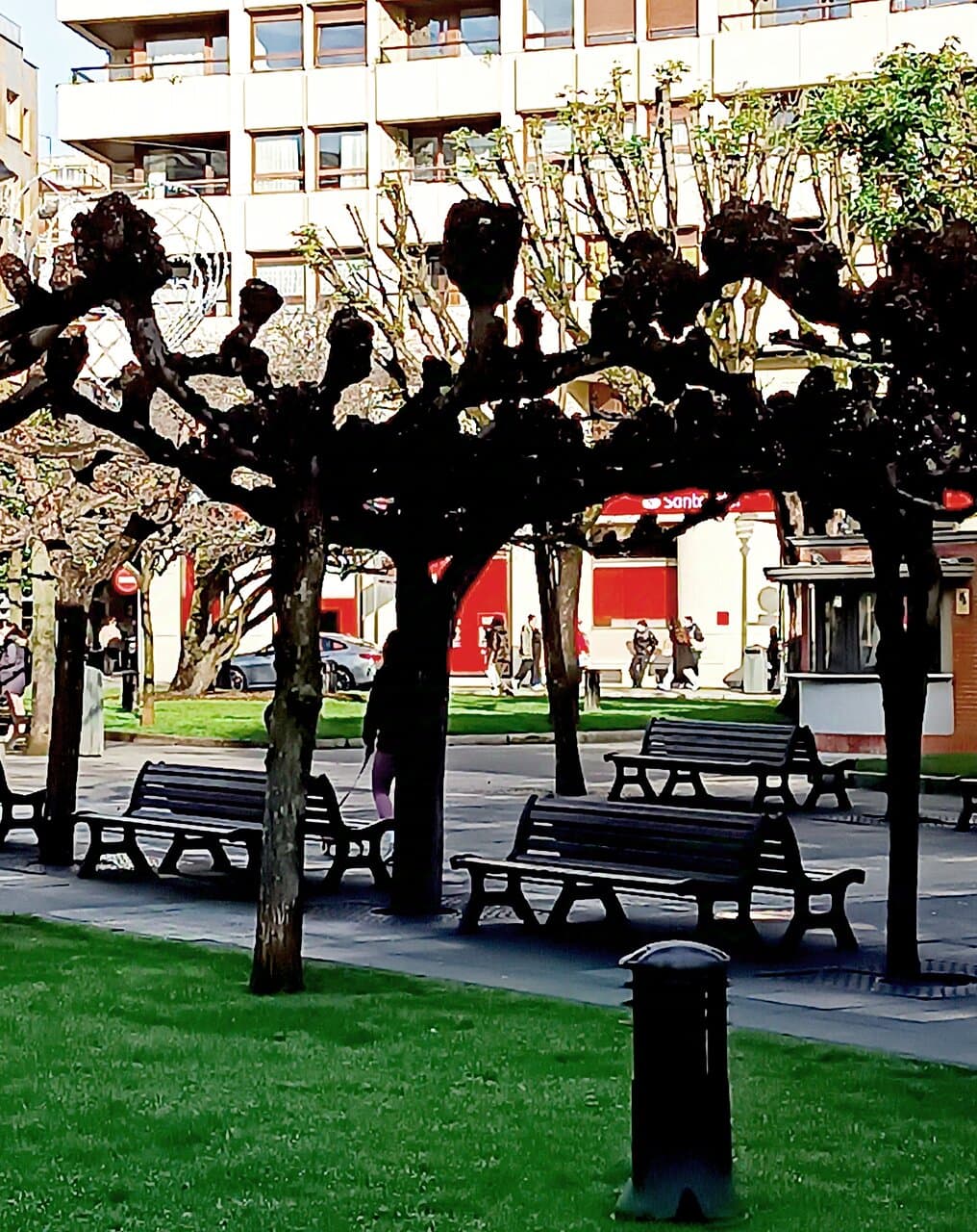 Plaza de San Miguel, Gijón, Asturias, España