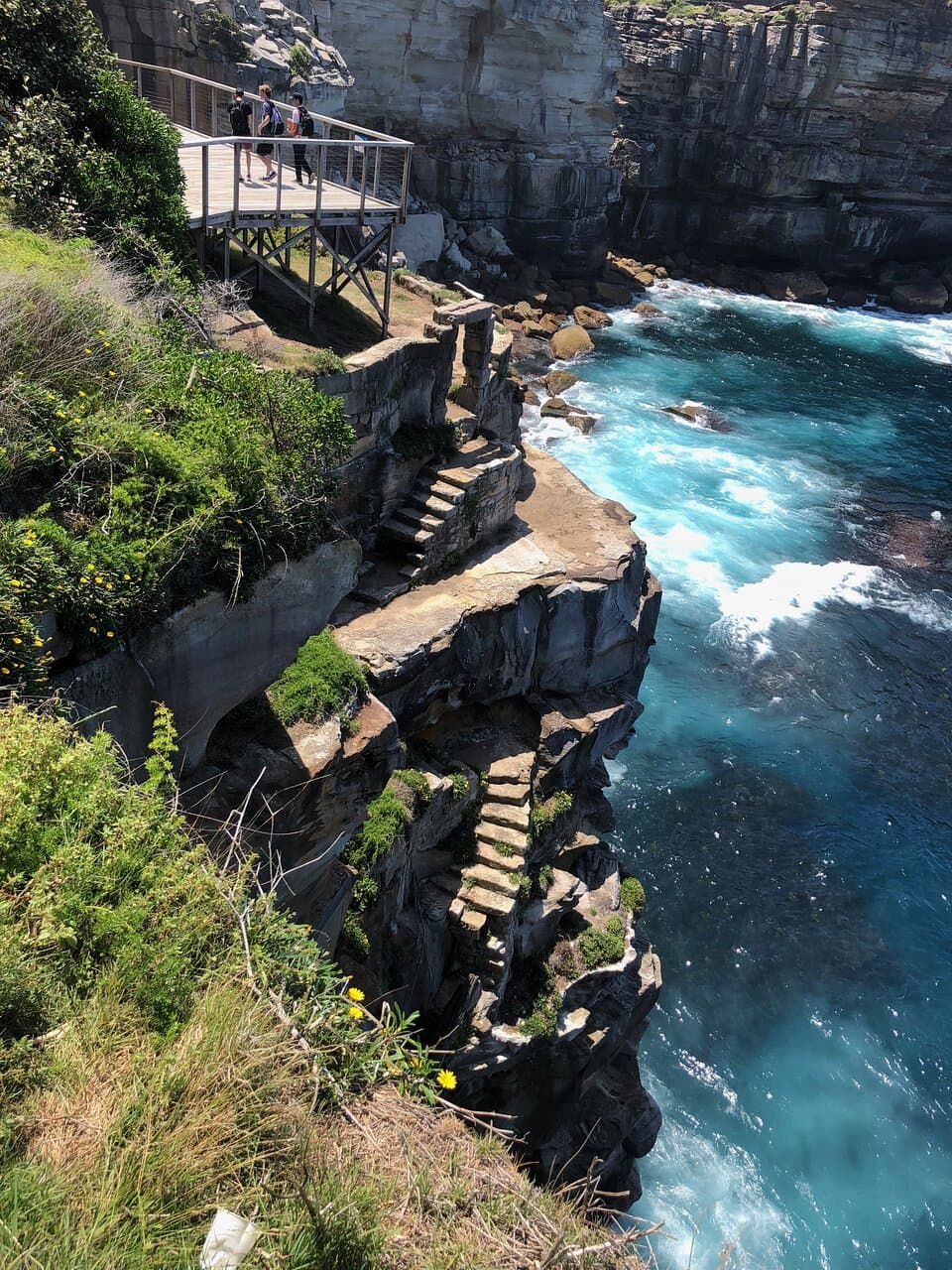 Southern path before new fencing