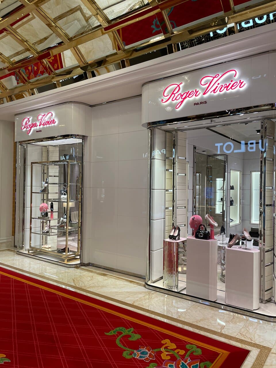 Luxury clothing lines like Roger Vivier 