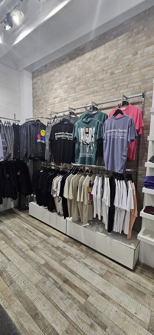 A wide selection of clothes Available 