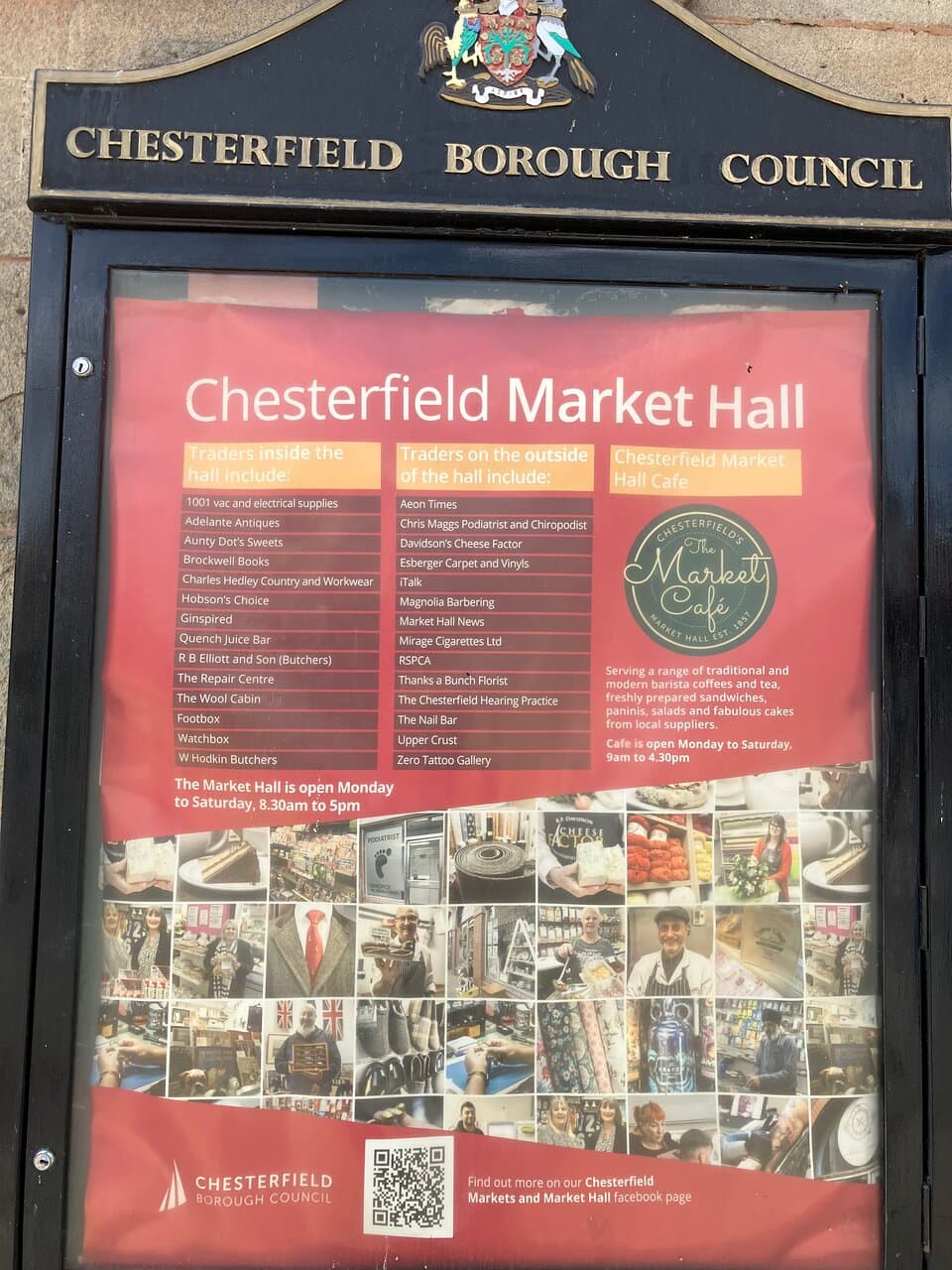 1.  Chesterfield Market Hall, Market Place, Chesterfield (July 2025)