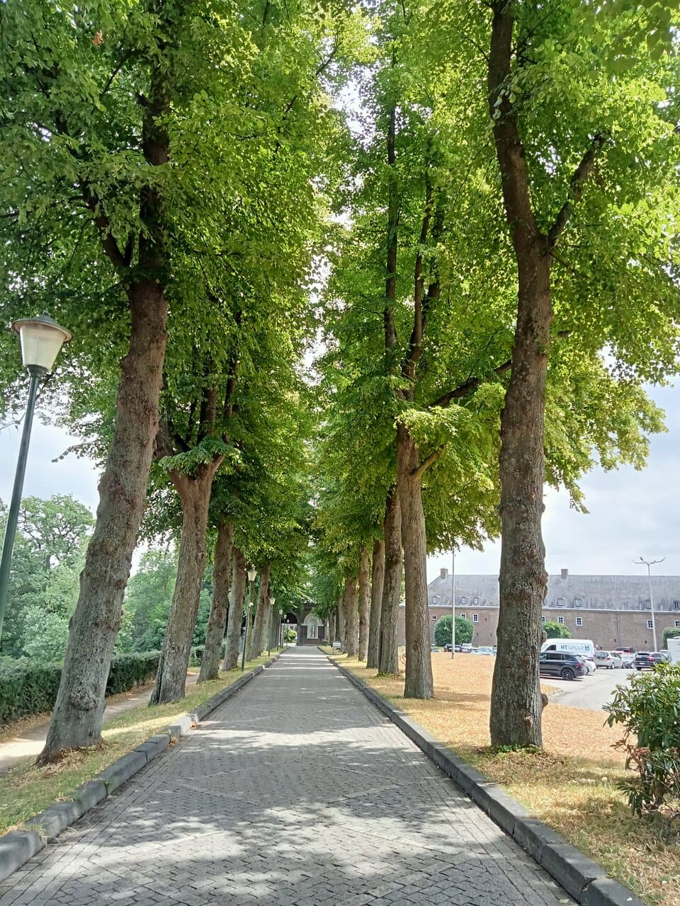 Entry road Rolduc complex. Kerkrade, South Limburg, Netherlands. July 2025.