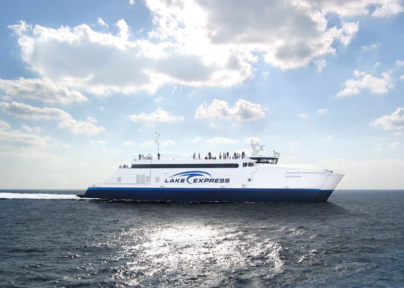 The Lake Express on Lake Michigan