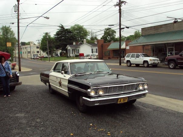 The Mayberry Sheriff's car.