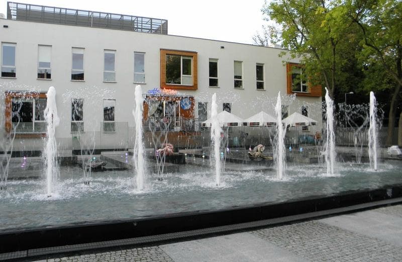 fontanna przed Pleciugą
