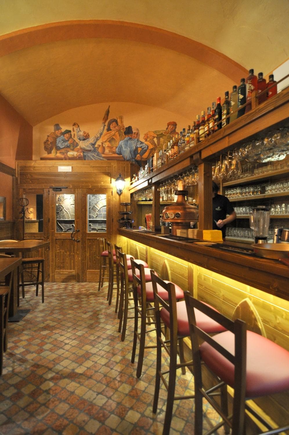 L'ingresso con il bancone