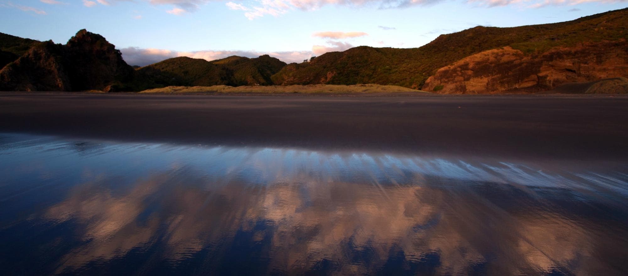 Looking back towards Karekare
