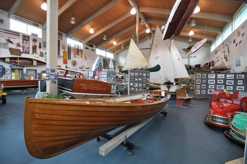 Displays change often at the Iowa Great Lakes Maritime Museum