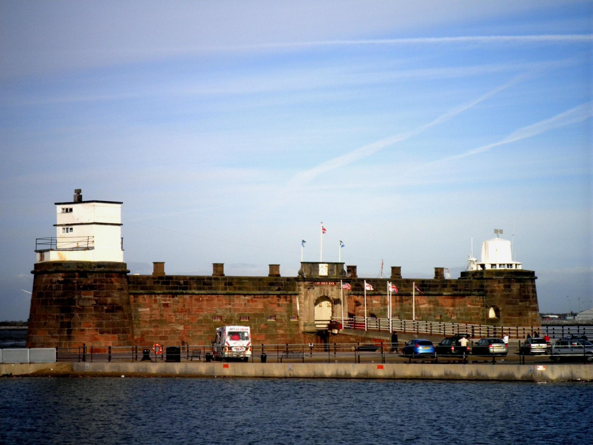 Front view of the fort