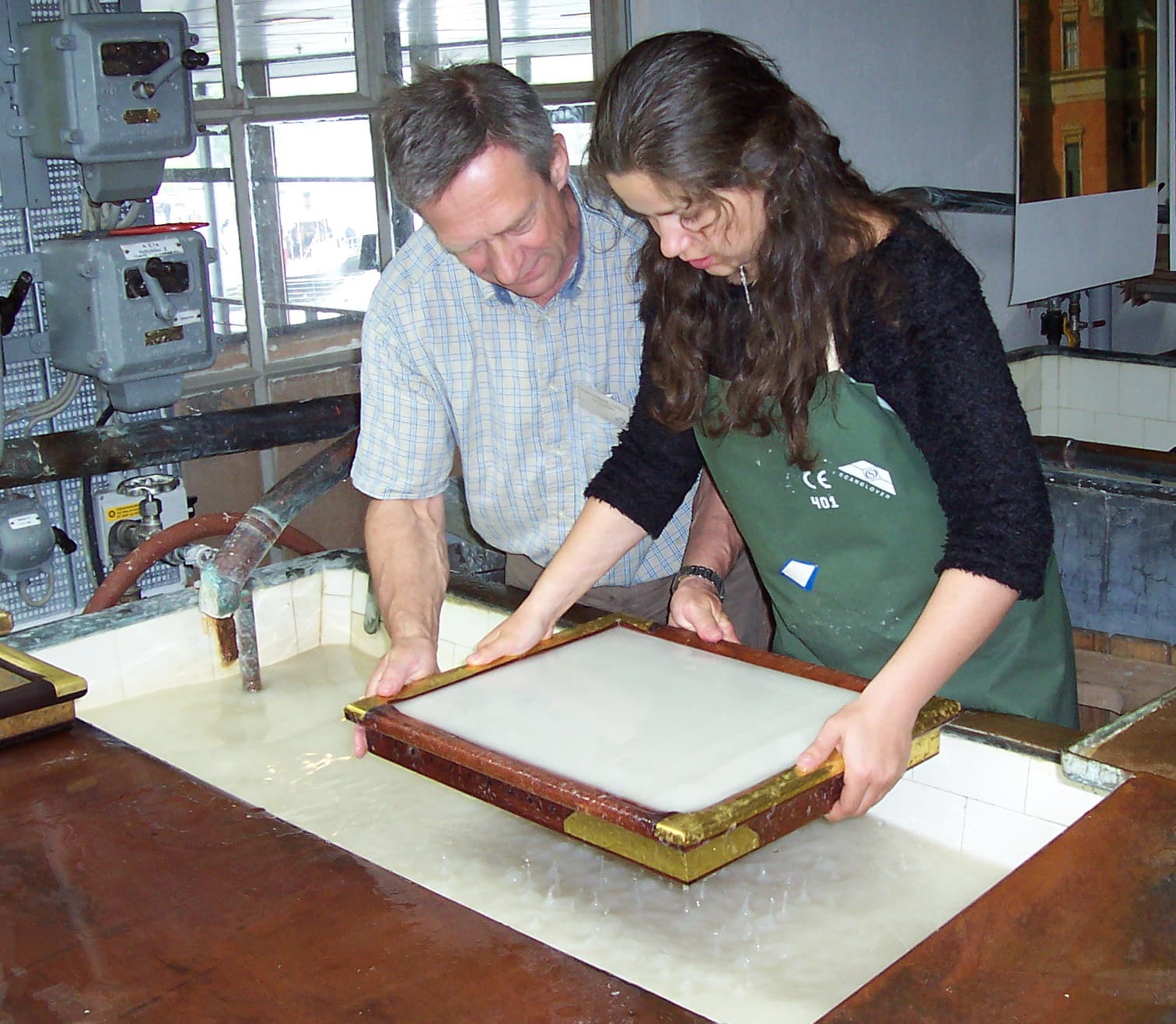 Learning the art of making paper