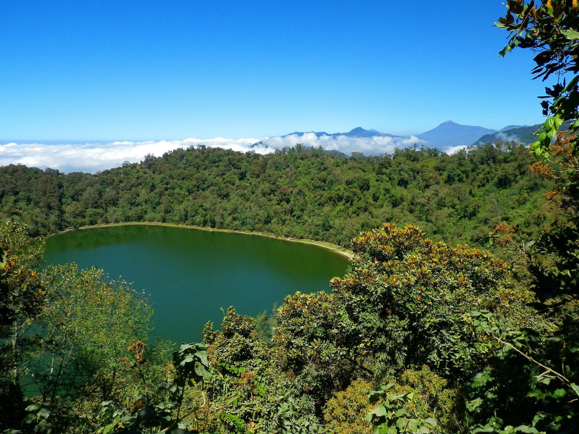 The lake.