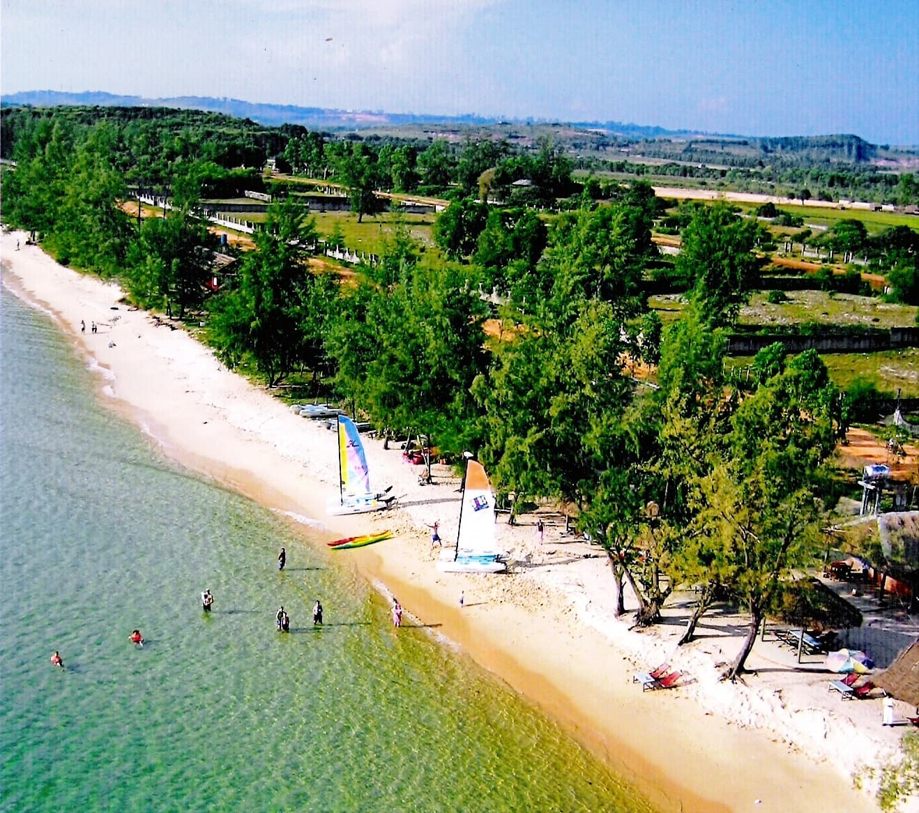 The first foreign business on Otres Beach