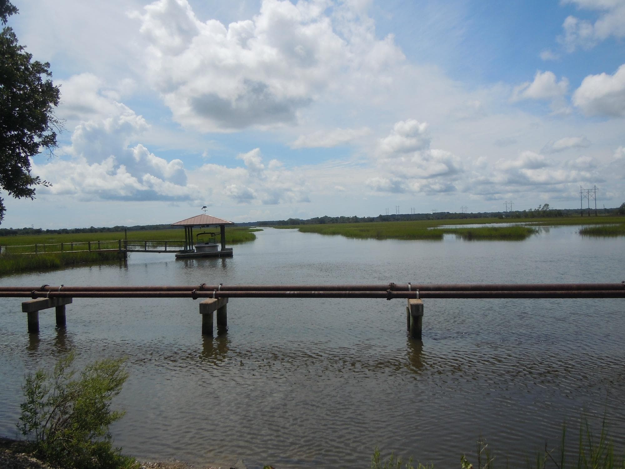 West end water crossing.