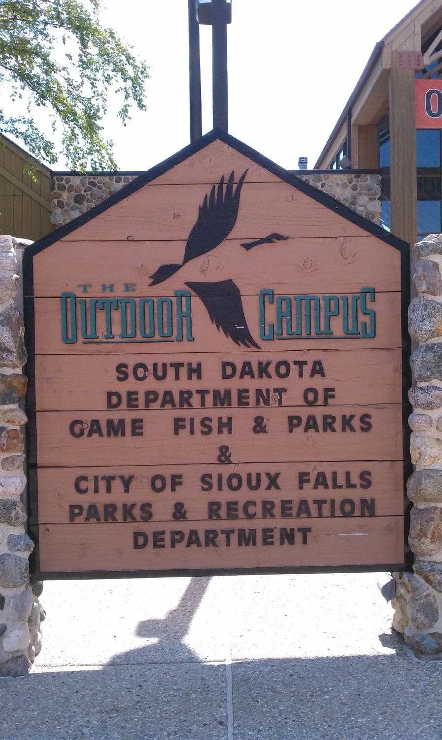 The Outdoor Campus sign