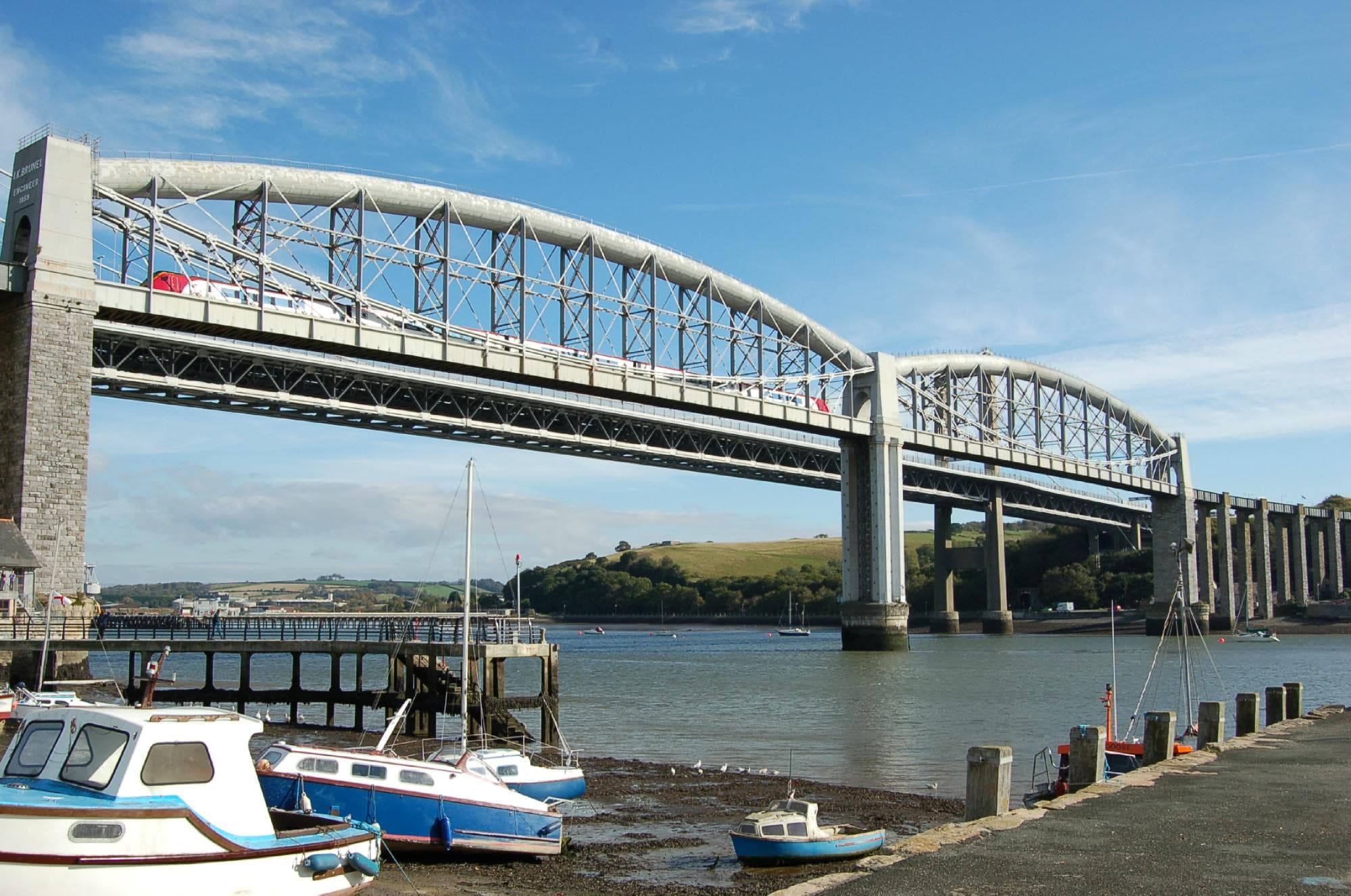 Brunel's bridge from the waterside