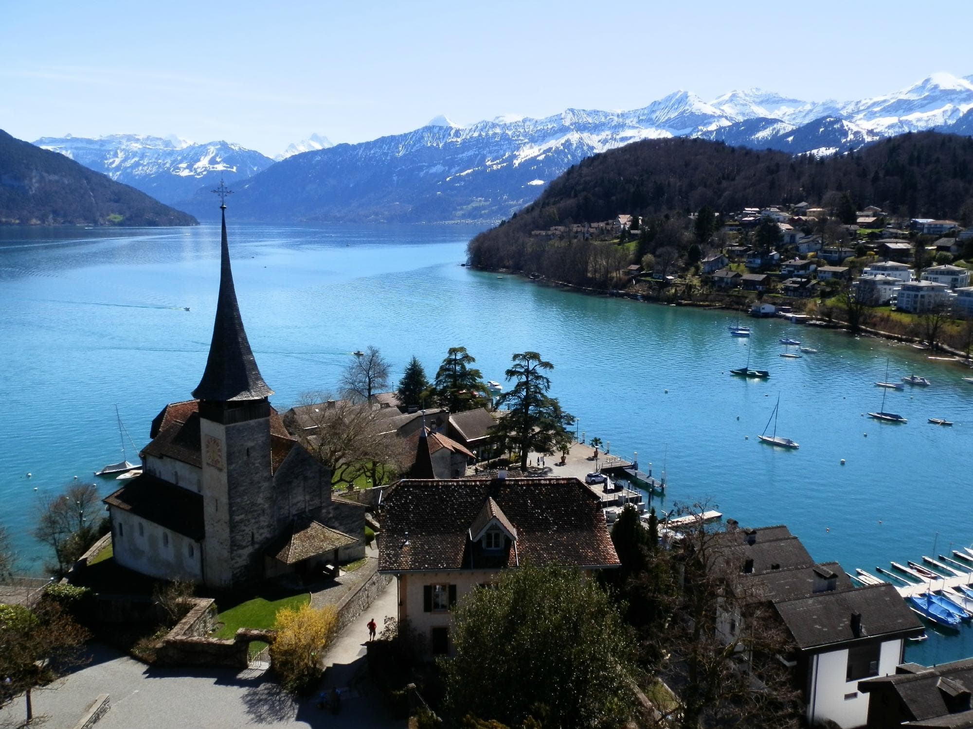 Spiez - Lake Thun - View from the top of the tower