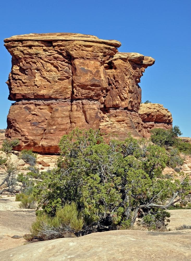 Rock formation at Big Spring Canyon overlook