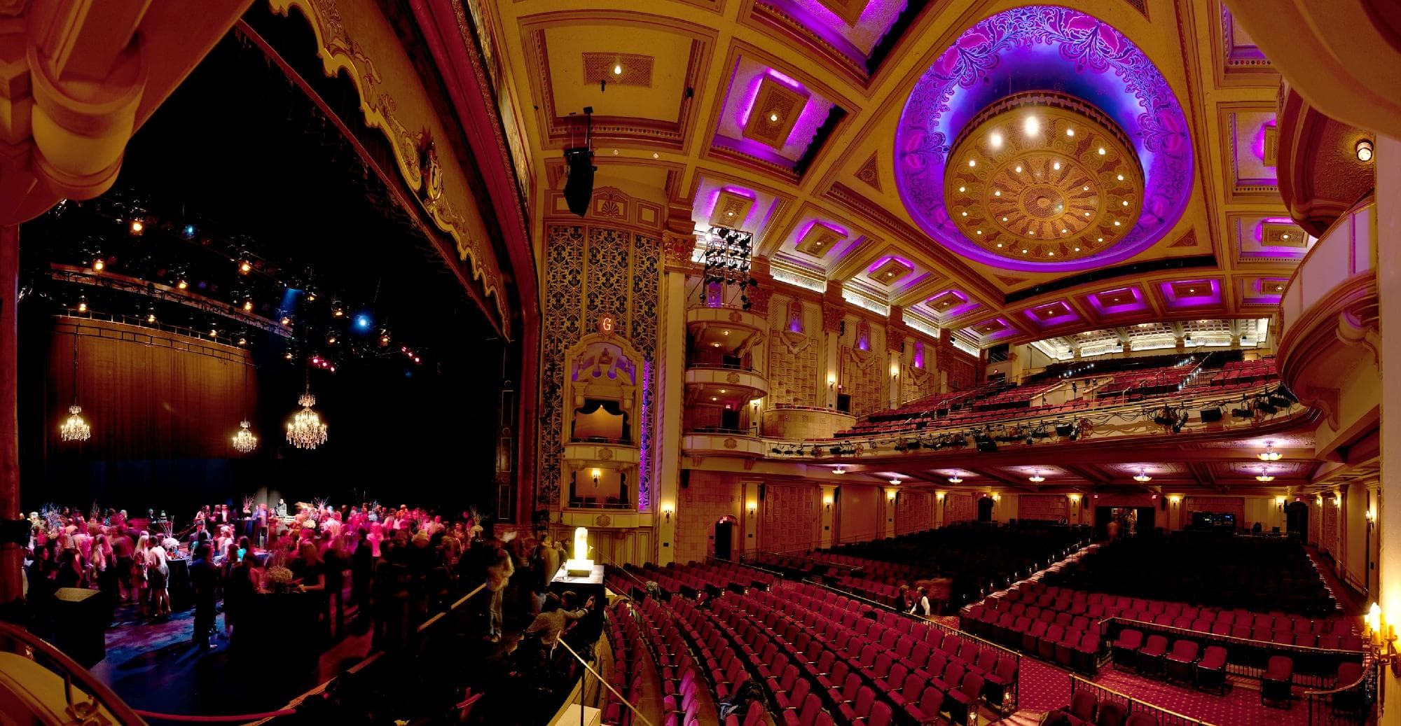 Inside view of the theatre.