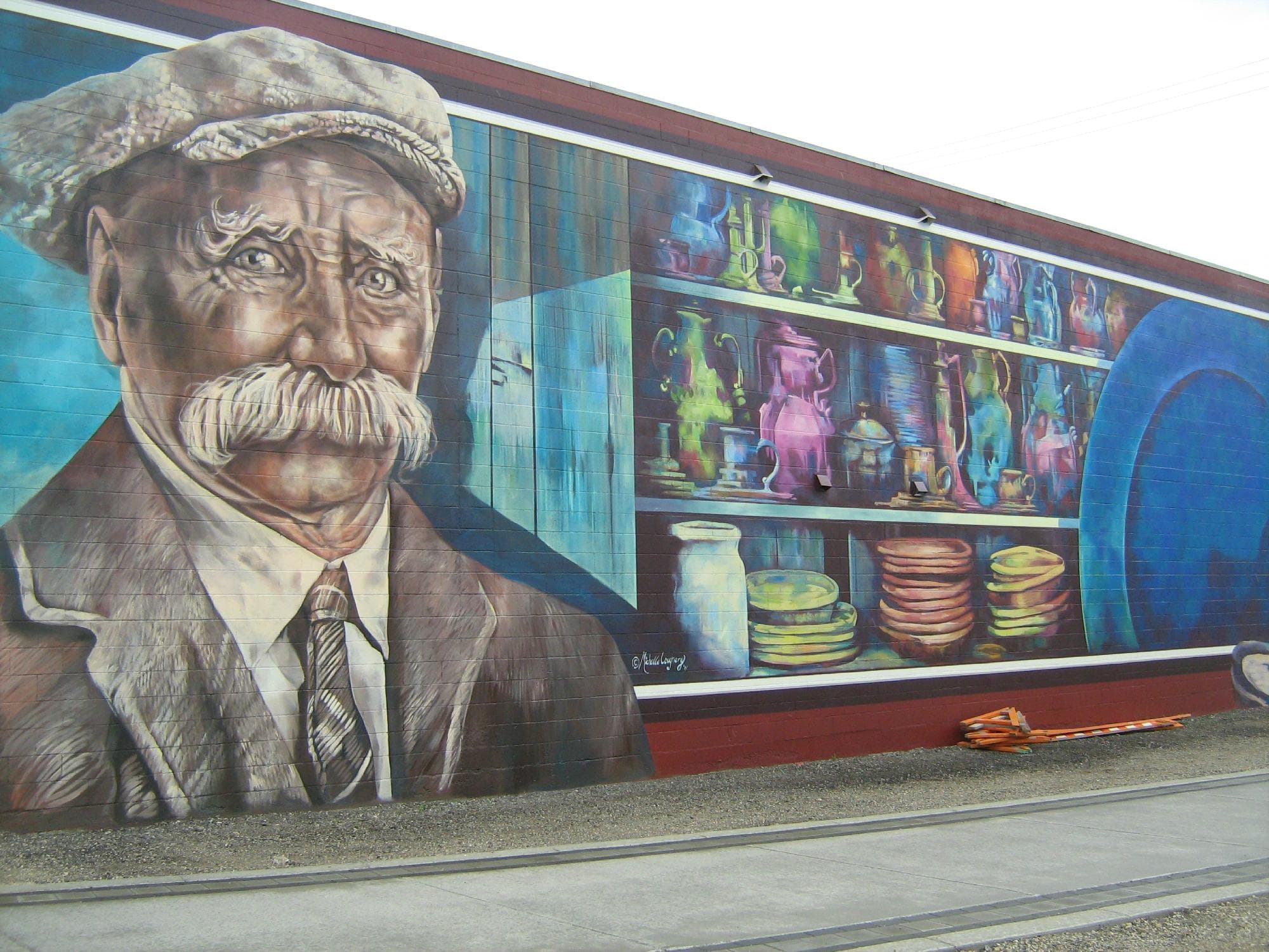 One of Vernon's 28 Murals