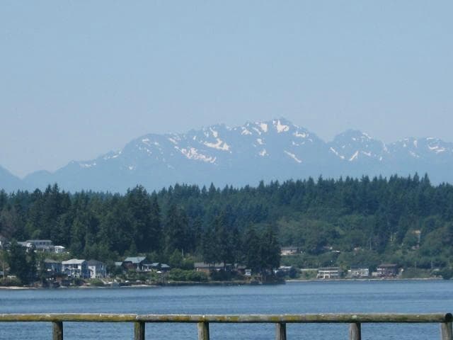 View of the Olympics