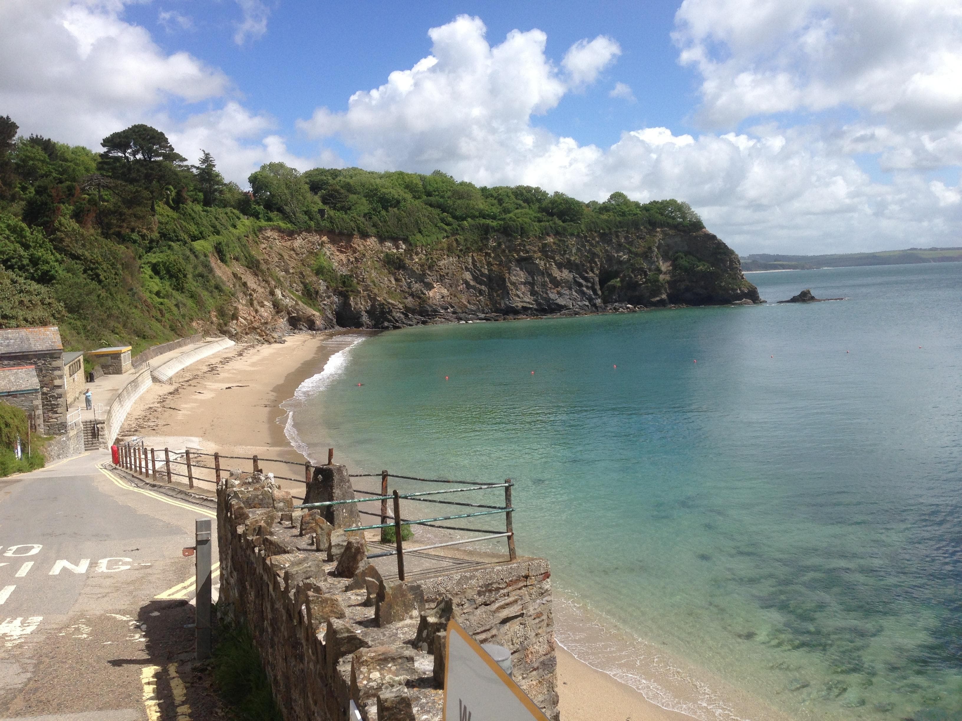 Safe sheltered cove