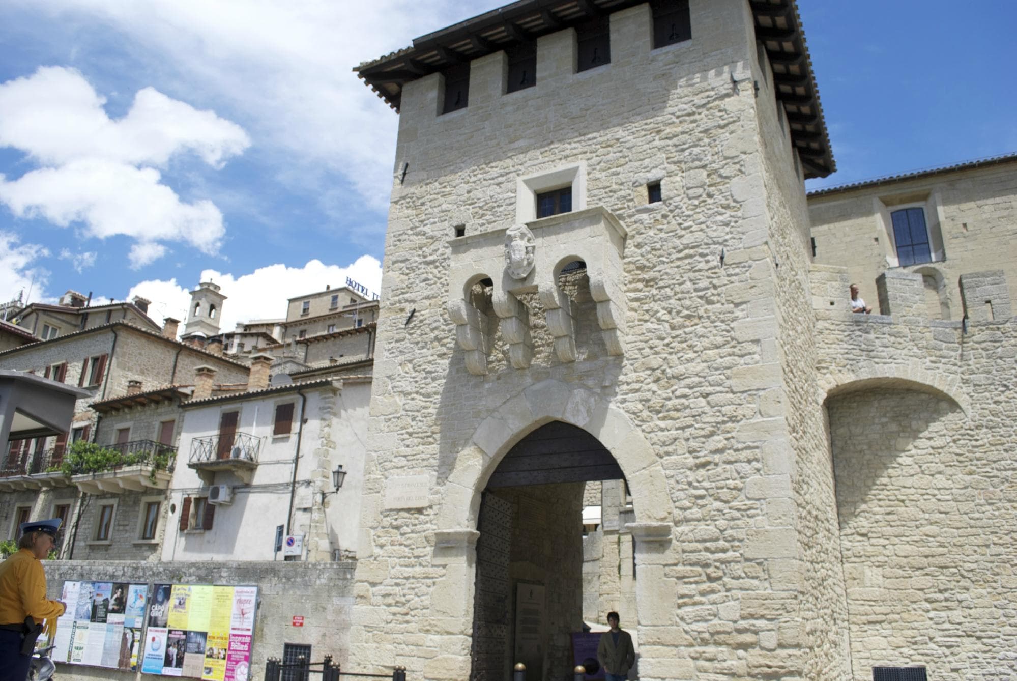 at the famous Porta di San Francesco