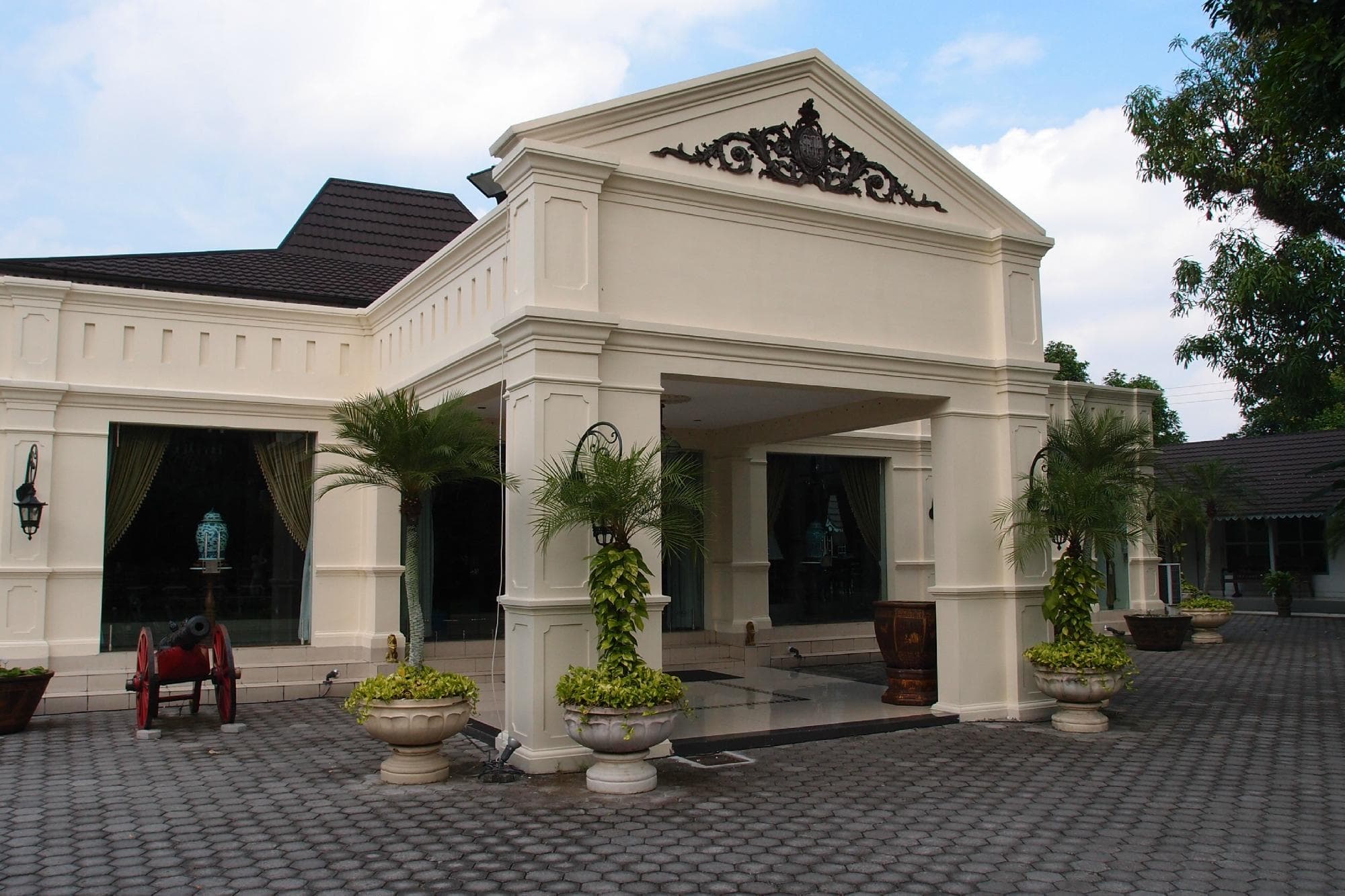 The exterior of the museum