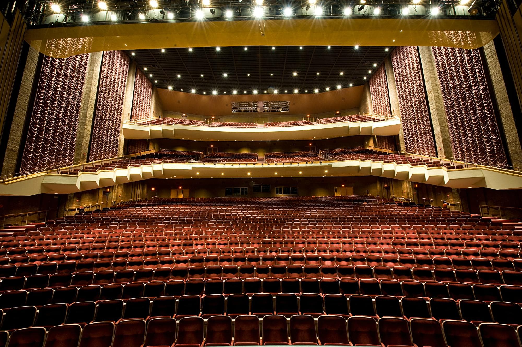 Chapman Music Hall, 2365 seats, is the  Center
