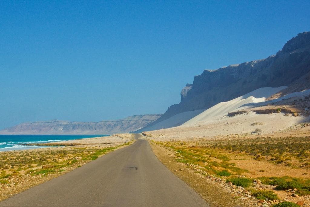 Arher Beach: on the way there