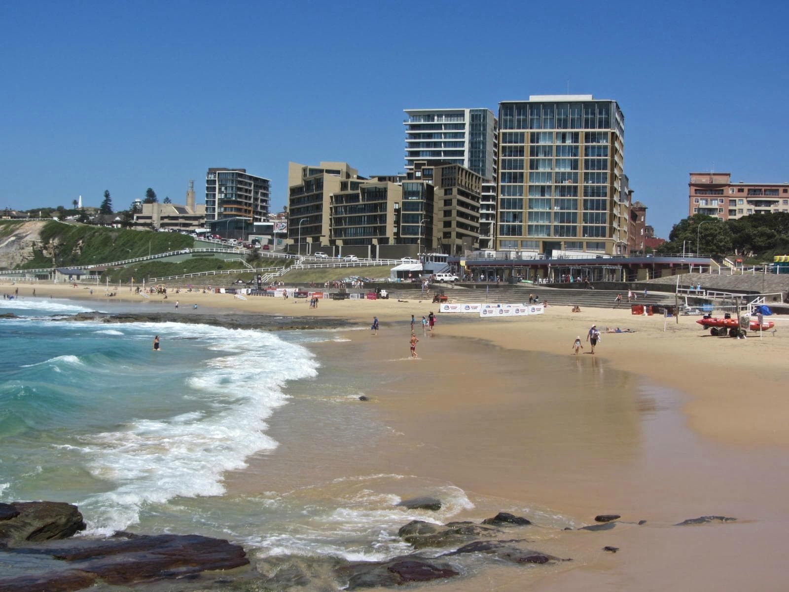 Newcastle Beach, close to CBD.