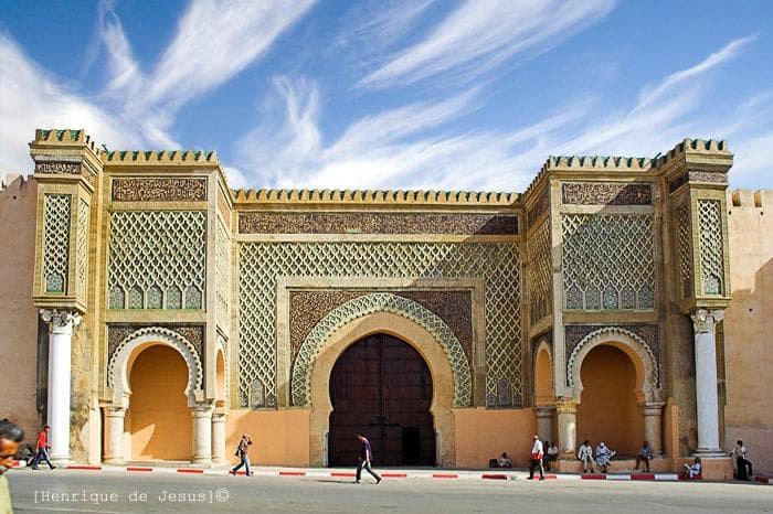 The largest gate in Morocco.