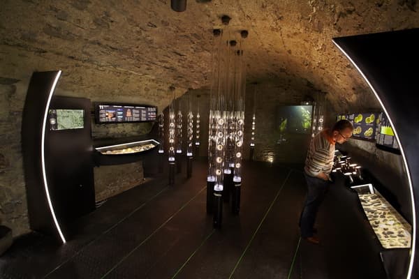 Moldavite-Museum - the interior