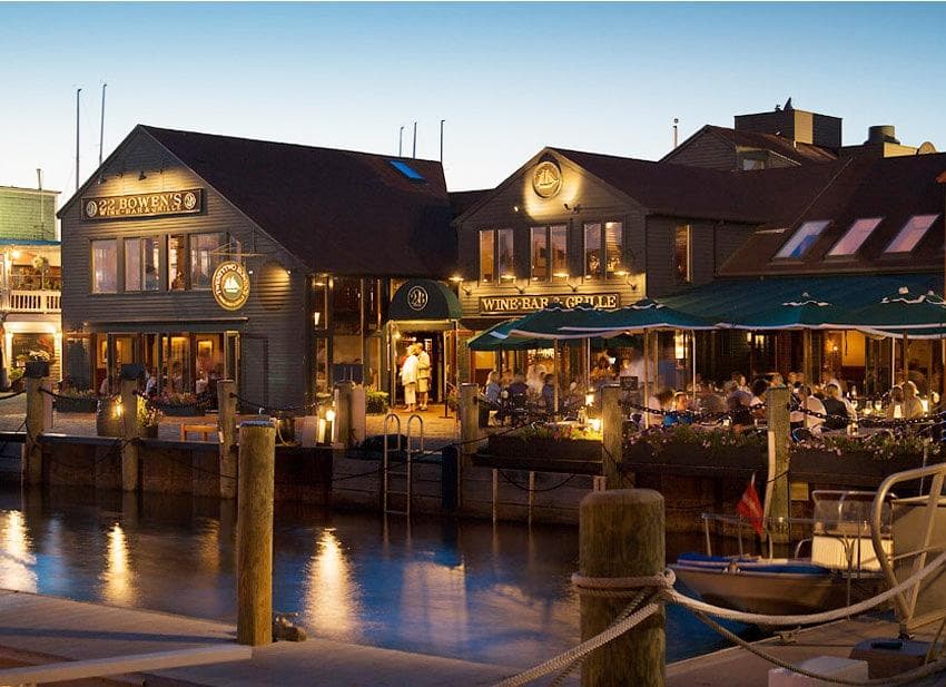 Waterfront dining
