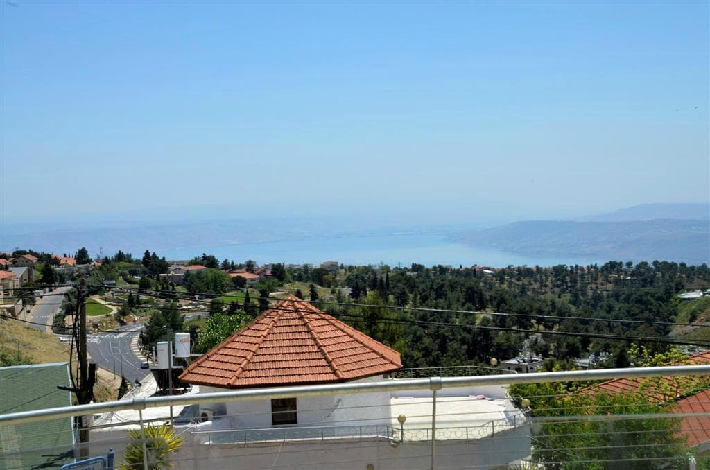 view overlooking the kinneret