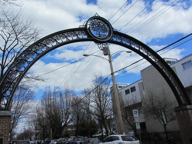 grand entrance to Little Italy