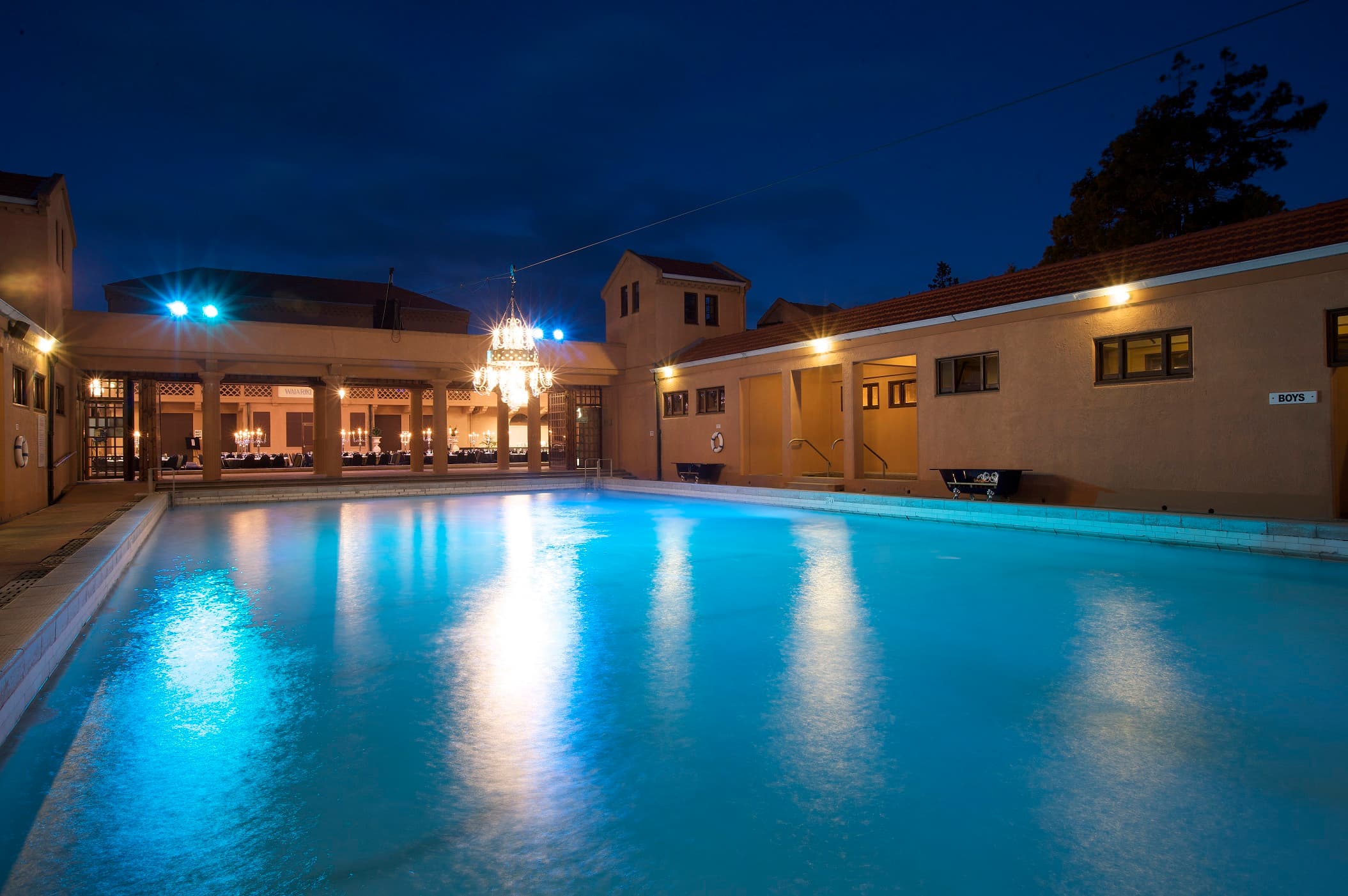 Juvenile Pool by Night