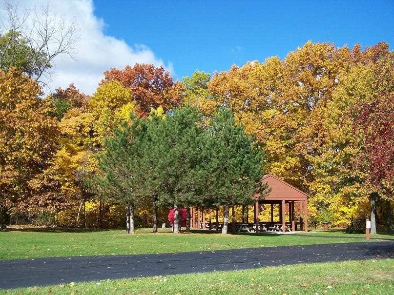 One of the shelters available to rent.