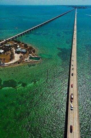 Old Seven from Pigeon Key next to the New Seven Mile bridge