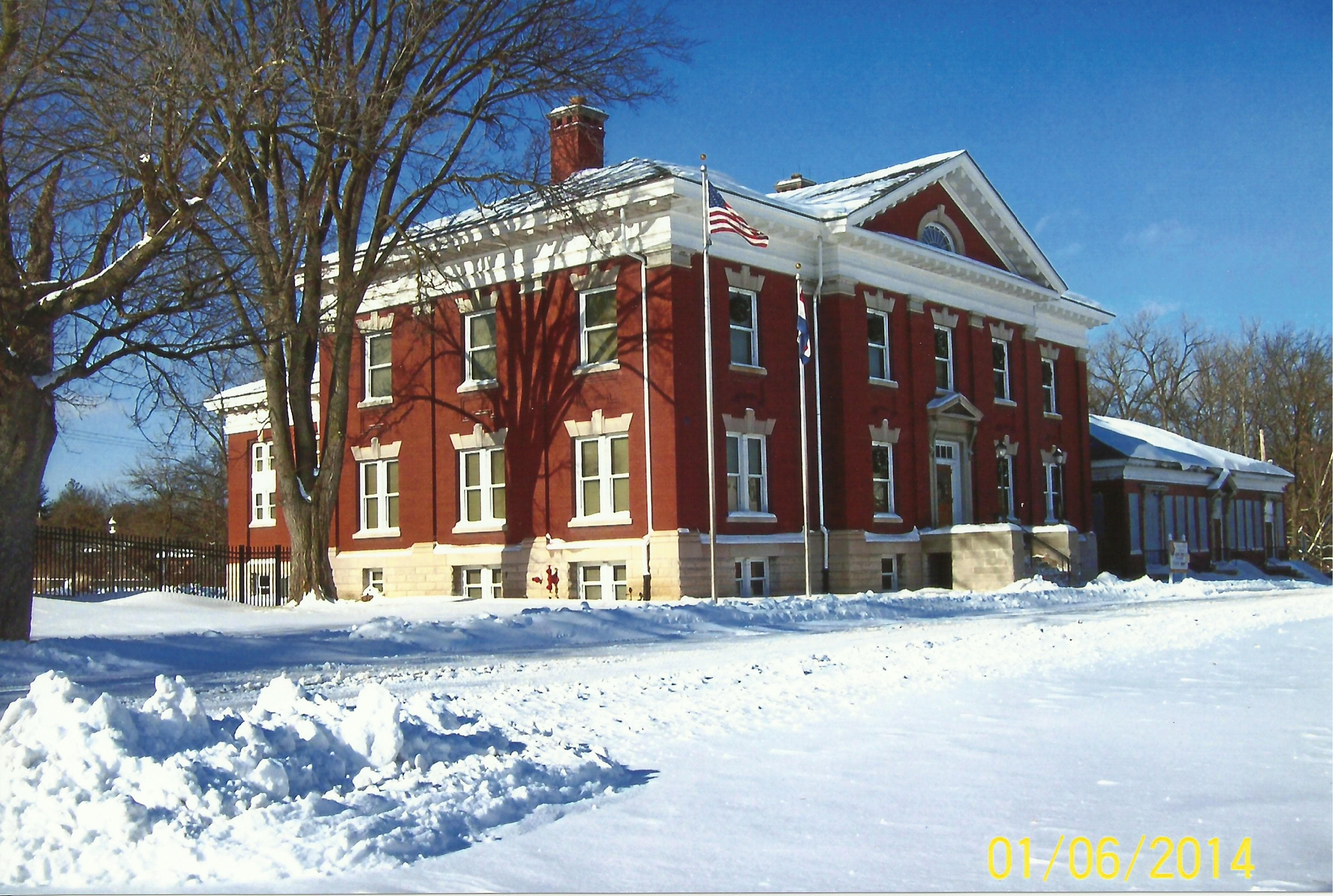 Beauty of winter at Missouri Civil War Museum