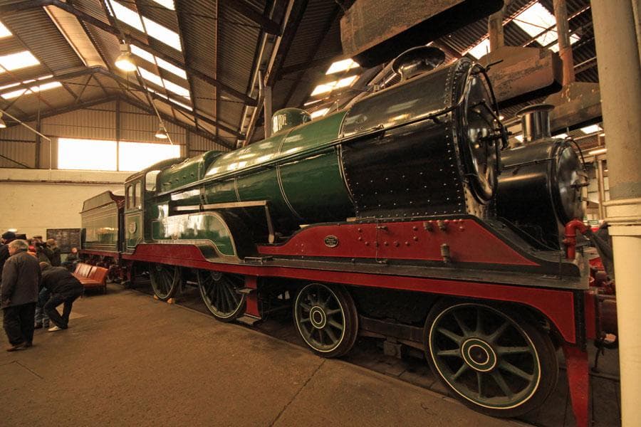 Steam Train Butler Henderson in the Round house