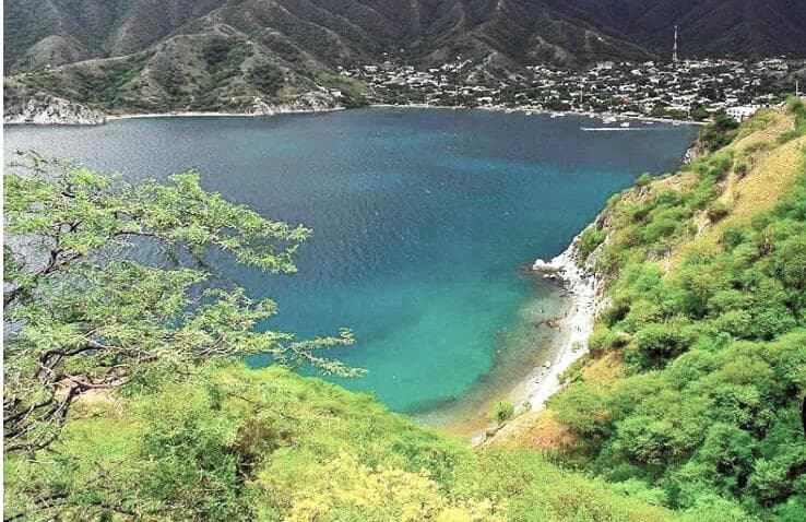 la playa dall'alto