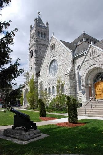 Clergy Street view of St. Andrew's Presbyterian Church