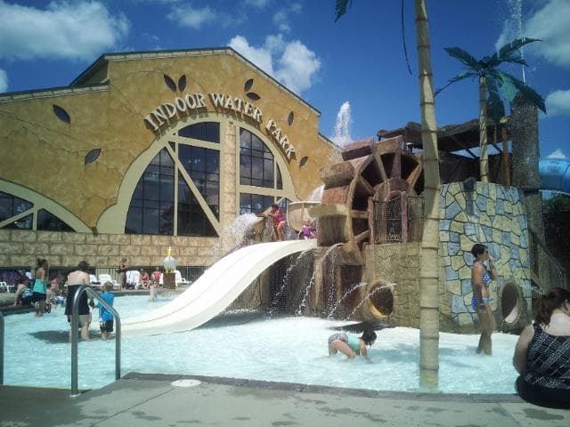 One of the kiddie pools