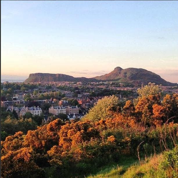 View from half way up - Arthur's Seat