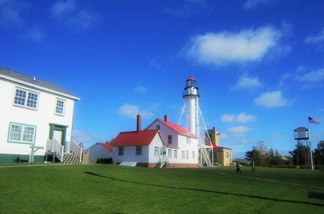 Whitefish Point on a beautiful October day